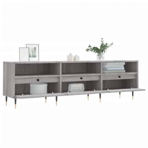 TV ormarić boja hrasta sonome 150x30x44,5 cm konstruirano drvo - Sivi hrast sonoma 1 Cijena