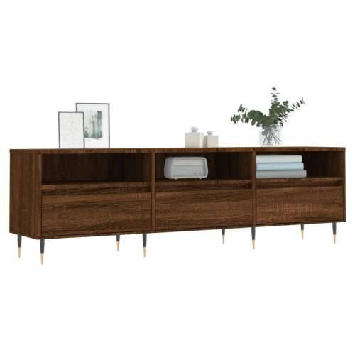 TV ormarić smeđa boja hrasta 150x30x44,5 cm konstruirano drvo - Smeđi hrast 1 Cijena