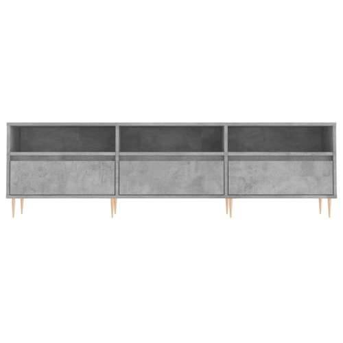 TV ormarić boja betona 150x30x44,5 cm od konstruiranog drva - Beton siva 1 Cijena
