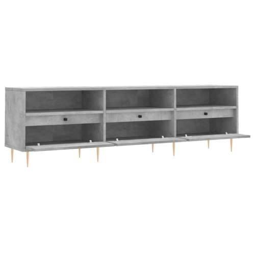 TV ormarić boja betona 150x30x44,5 cm od konstruiranog drva - Beton siva 1 Cijena