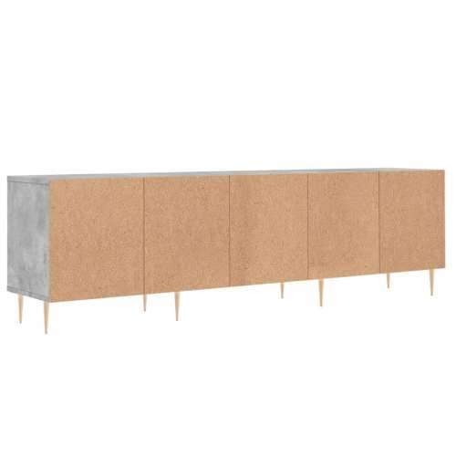 TV ormarić boja betona 150x30x44,5 cm od konstruiranog drva - Beton siva 1 Cijena
