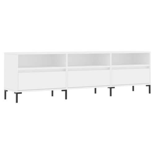 TV ormarić bijeli 150x30x44,5 cm od konstruiranog drva - Bijela 1 Cijena