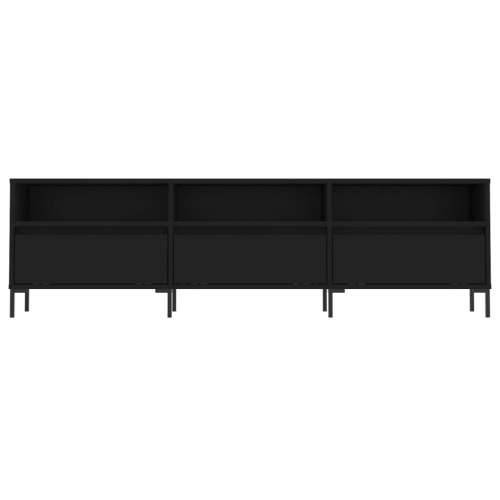 TV ormarić crni 150x30x44,5 cm od konstruiranog drva - Crna 1 Cijena