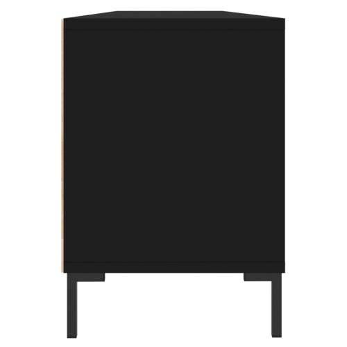 TV ormarić crni 150x30x44,5 cm od konstruiranog drva - Crna 1 Cijena