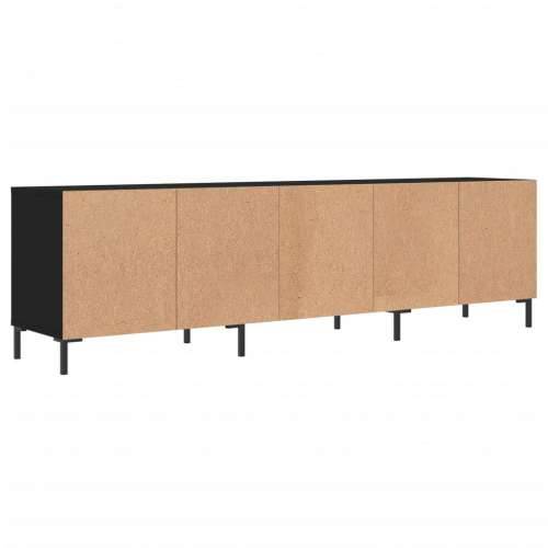 TV ormarić crni 150x30x44,5 cm od konstruiranog drva - Crna 1 Cijena