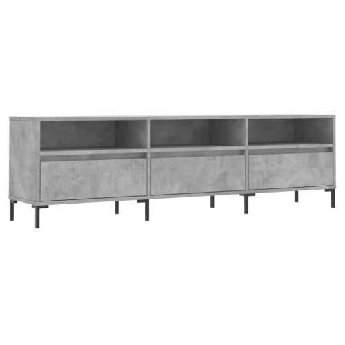 TV ormarić boja betona 150x30x44,5 cm od konstruiranog drva - Beton siva 1 Cijena