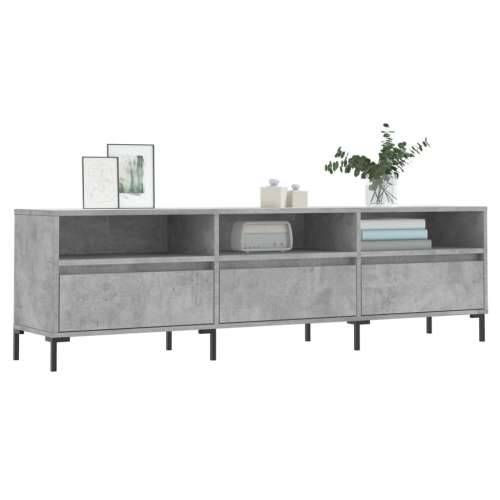 TV ormarić boja betona 150x30x44,5 cm od konstruiranog drva - Beton siva 1 Cijena