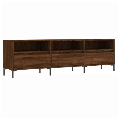 TV ormarić smeđa boja hrasta 150x30x44,5 cm konstruirano drvo - Smeđi hrast 1 Cijena