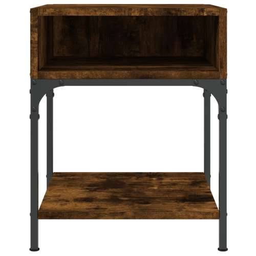 Noćni ormarići 2 kom boja hrasta 40x41x50 cm konstruirano drvo - Dimljeni hrast 2 Cijena
