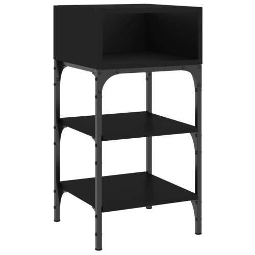 Noćni ormarići 2 kom crni 35x34,5x70 cm od konstruiranog drva - Crna 2 Cijena
