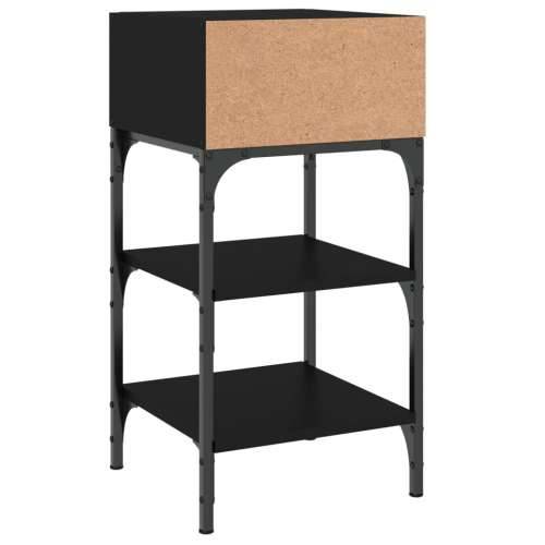 Noćni ormarići 2 kom crni 35x34,5x70 cm od konstruiranog drva - Crna 2 Cijena