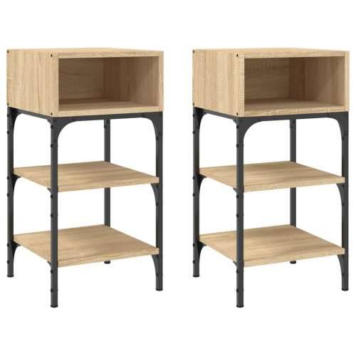 Noćni ormarići 2 kom boja hrasta 35x34,5x70cm konstruirano drvo - sonoma hrast 2 Cijena