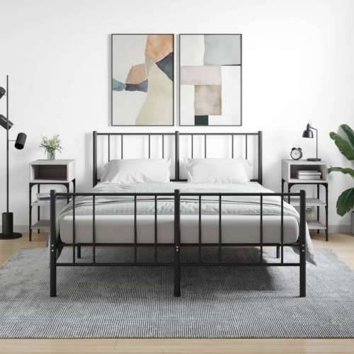 Noćni ormarići 2 kom boja hrasta 35x34,5x70cm konstruirano drvo - Sivi hrast sonoma 2 Cijena