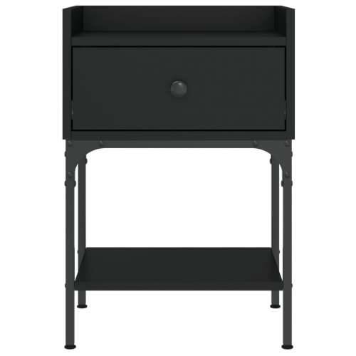 Noćni ormarići 2 kom crni 40,5x31x60 cm od konstruiranog drva - Crna 2 Cijena