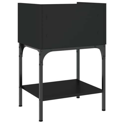 Noćni ormarići 2 kom crni 40,5x31x60 cm od konstruiranog drva - Crna 2 Cijena
