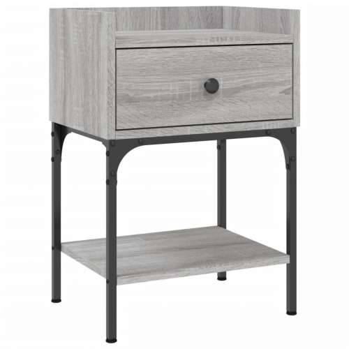 Noćni ormarići 2 kom boja hrasta 40,5x31x60cm konstruirano drvo - Sivi hrast sonoma 2 Cijena