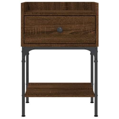 Noćni ormarići 2 kom boja hrasta 40,5x31x60cm konstruirano drvo - Smeđi hrast 2 Cijena