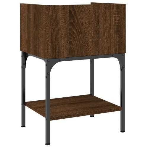 Noćni ormarići 2 kom boja hrasta 40,5x31x60cm konstruirano drvo - Smeđi hrast 2 Cijena