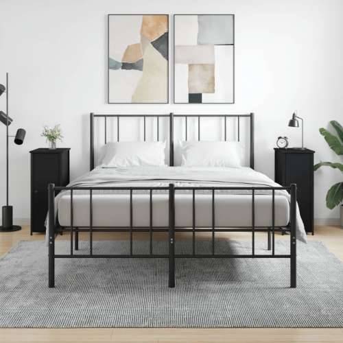 Noćni ormarići 2 kom crni 32 x 42 x 80 cm od konstruiranog drva - Crna 2 Cijena