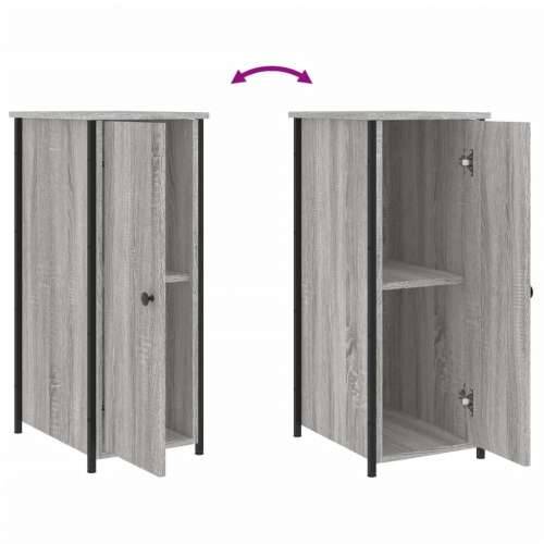 Noćni ormarići 2 kom boja hrasta 32x42x80 cm konstruirano drvo - Sivi hrast sonoma 2 Cijena
