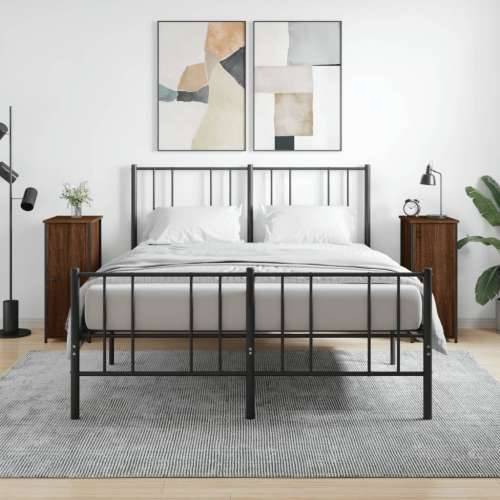 Noćni ormarići 2 kom boja hrasta 32x42x80 cm konstruirano drvo - Smeđi hrast 2 Cijena