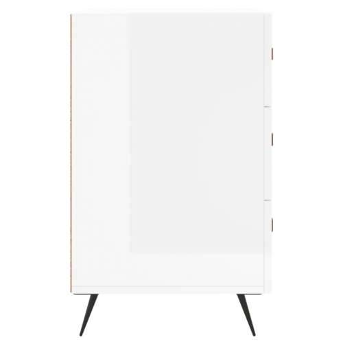 Noćni ormarić visoki sjaj bijeli 40x40x66 cm konstruirano drvo - Visoko sjajno bijela 1 Cijena