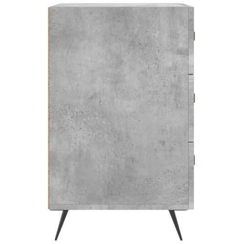 Noćni ormarić boja betona 40 x 40 x 66 cm od konstruiranog drva - Beton siva 1 Cijena