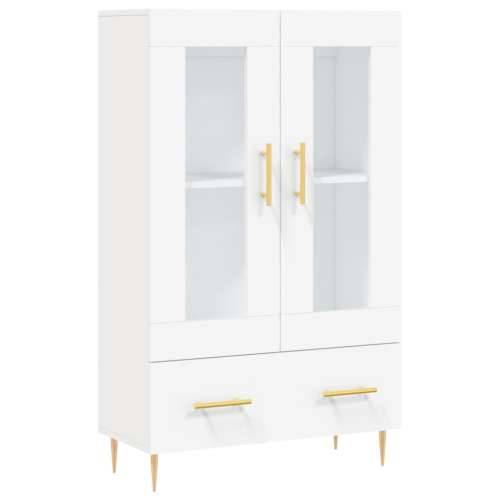 Visoka komoda bijela 69,5 x 31 x 115 cm od konstruiranog drva - Bijela 1 Cijena