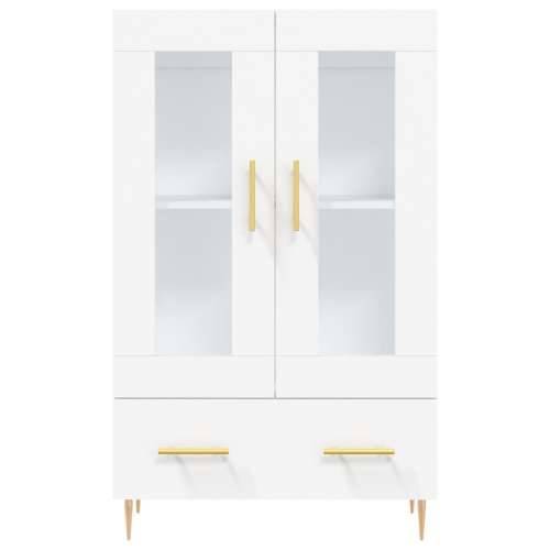 Visoka komoda bijela 69,5 x 31 x 115 cm od konstruiranog drva - Bijela 1 Cijena