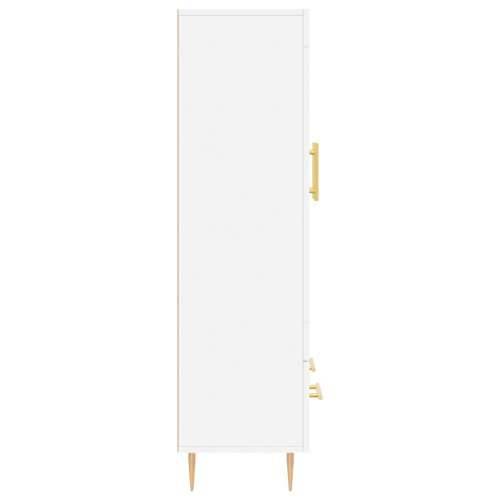 Visoka komoda bijela 69,5 x 31 x 115 cm od konstruiranog drva - Bijela 1 Cijena