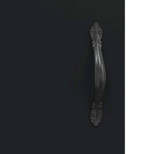Visoka komoda crna 69,5 x 31 x 115 cm od konstruiranog drva - Crna 1 Cijena