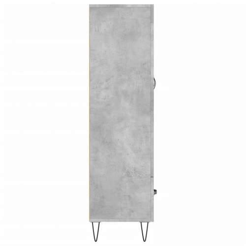 Visoka komoda boja betona 69,5 x 31 x 115 cm konstruirano drvo - Beton siva 1 Cijena