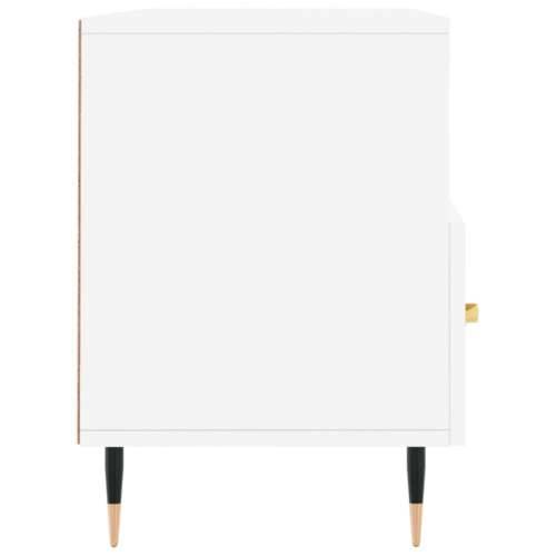 TV ormarić bijeli 102 x 36 x 50 cm od konstruiranog drva - Bijela 1 Cijena