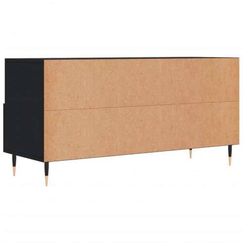 TV ormarić crni 102 x 36 x 50 cm od konstruiranog drva - Crna 1 Cijena