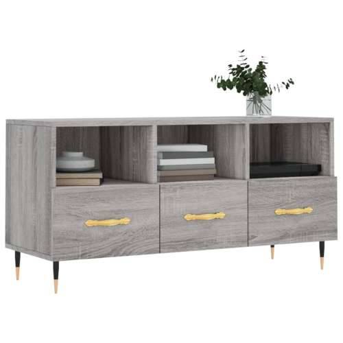 TV ormarić boja hrasta sonome 102x36x50 cm konstruirano drvo - Sivi hrast sonoma 1 Cijena