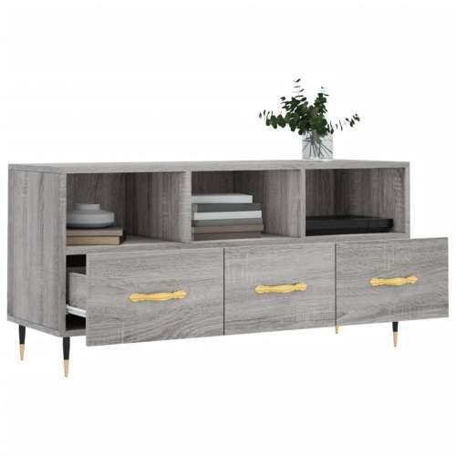 TV ormarić boja hrasta sonome 102x36x50 cm konstruirano drvo - Sivi hrast sonoma 1 Cijena