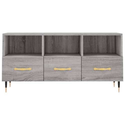 TV ormarić boja hrasta sonome 102x36x50 cm konstruirano drvo - Sivi hrast sonoma 1 Cijena