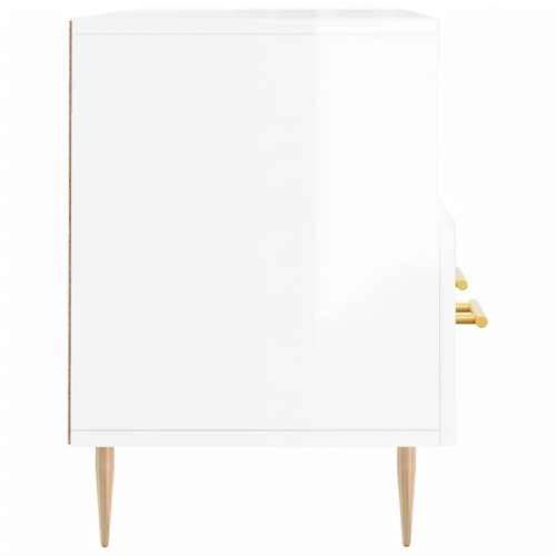 TV ormarić sjajni bijeli 102 x 36 x 50 cm od konstruiranog drva - Visoko sjajno bijela 1 Cijena