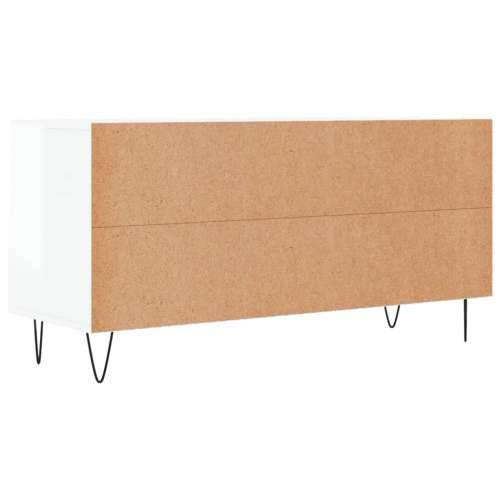 TV ormarić sjajni bijeli 102 x 36 x 50 cm od konstruiranog drva - Visoko sjajno bijela 1 Cijena