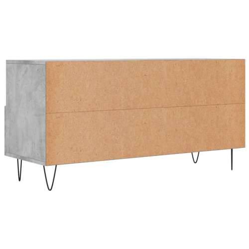 TV ormarić boja betona 102 x 36 x 50 cm od konstruiranog drva - Beton siva 1 Cijena