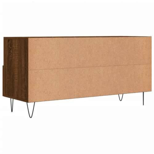 TV ormarić boja dimljenog hrasta 102x36x50 cm konstruirano drvo - Smeđi hrast 1 Cijena
