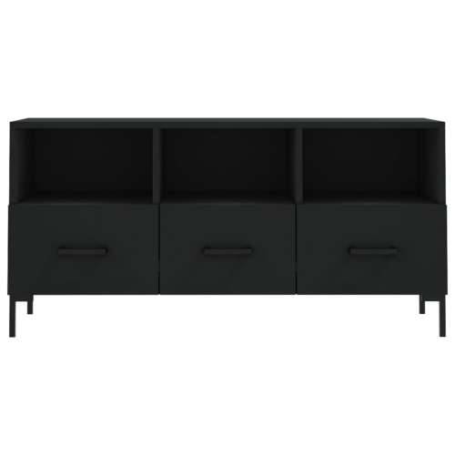 TV ormarić crni 102 x 36 x 50 cm od konstruiranog drva - Crna 1 Cijena