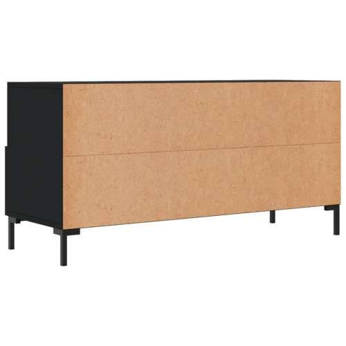 TV ormarić crni 102 x 36 x 50 cm od konstruiranog drva - Crna 1 Cijena