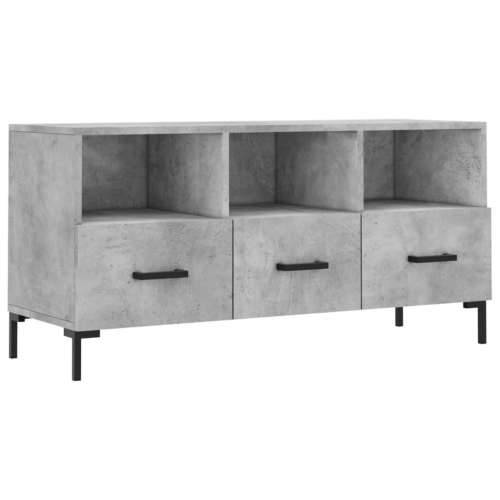 TV ormarić boja betona 102 x 36 x 50 cm od konstruiranog drva - Beton siva 1 Cijena