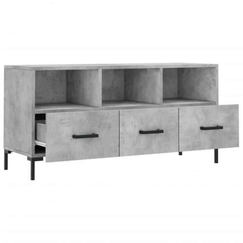 TV ormarić boja betona 102 x 36 x 50 cm od konstruiranog drva - Beton siva 1 Cijena