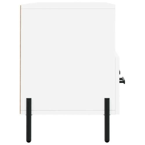 TV ormarić bijeli 102 x 36 x 50 cm od konstruiranog drva - Bijela 1 Cijena