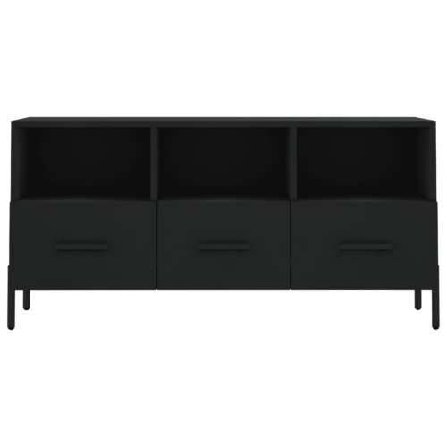TV ormarić crni 102 x 36 x 50 cm od konstruiranog drva - Crna 1 Cijena