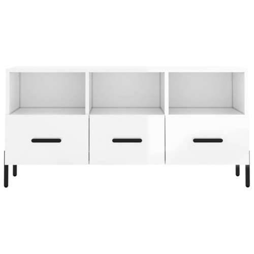 TV ormarić sjajni bijeli 102 x 36 x 50 cm od konstruiranog drva - Visoko sjajno bijela 1 Cijena