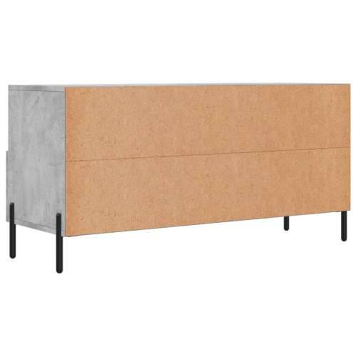 TV ormarić boja betona 102 x 36 x 50 cm od konstruiranog drva - Beton siva 1 Cijena