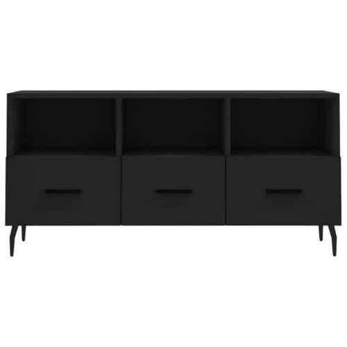 TV ormarić crni 102 x 36 x 50 cm od konstruiranog drva - Crna 1 Cijena